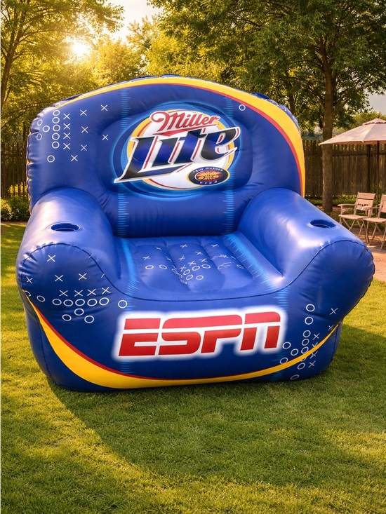 Miller Lite Other - Miller Lite x ESPN Inflatable Outdoor Lounge Chair - Blue